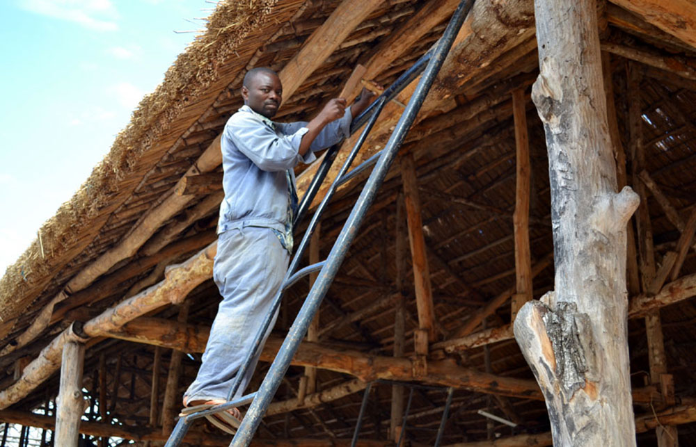 Foto di progetto di Machina Architetti Associati: Kola Beach Resort a Pemba (Mozambico). Veduta di insieme. 2014